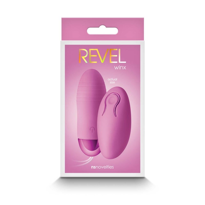 Revel Winx roze silikonsko vibro jaje sa daljinskim — 8 cm — 281025