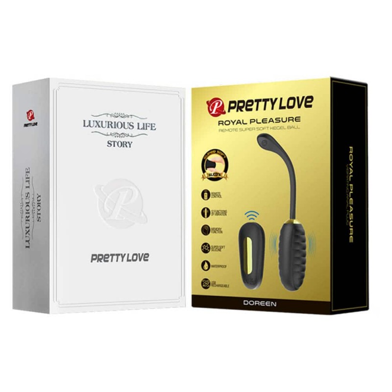 Pretty Love Doreen Royal Pleasure rebrasto vibro jaje — 12 režima — BI 14711W