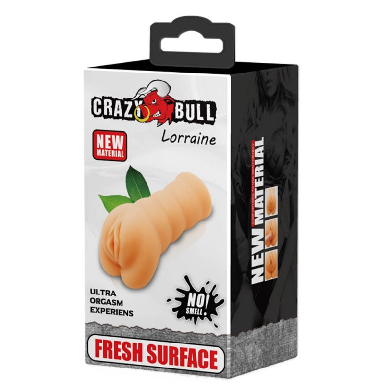 Crazy Bull Lorraine masturbator u obliku vagine od TPE-a — 14,8 cm — BM 9217U