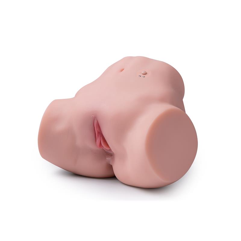 Tracy punjivi masturbator sa vaginom i anusom, vibracija — TPR, 12,5 cm — SQ MA50101V