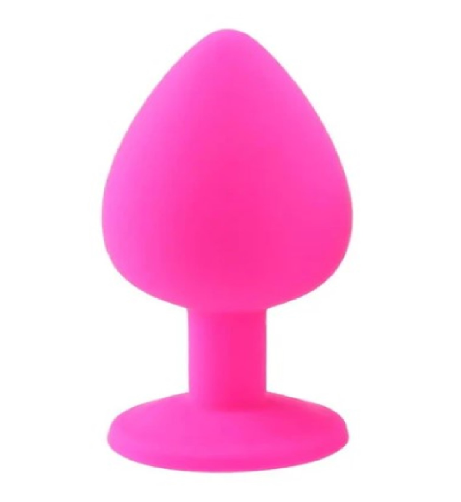 Veliki roze silikonski analni plag — 9 cm, prečnik 4 cm — AT 1089